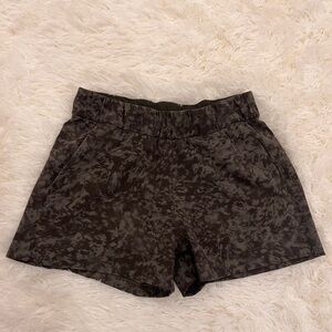 lululemon athletica Army green  Patterned Women's Athletic Shorts 4